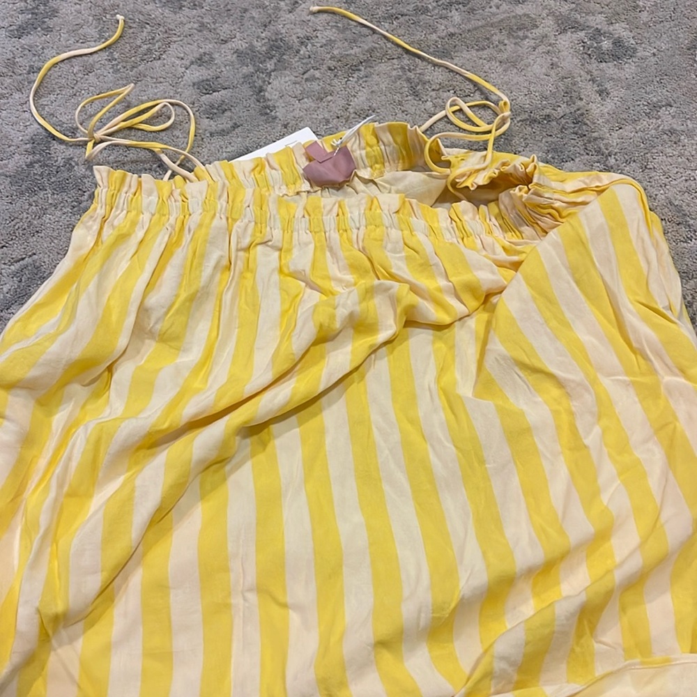 New with tags - showmeyourmumu - Angel Mini Dress in Sunny Stripe - women’s